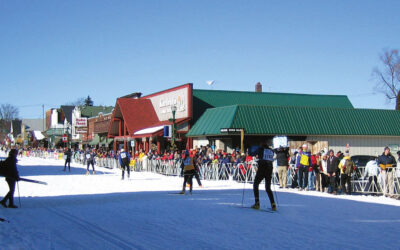 Thousands of skiers and spectators attend the American Birkebeiner.