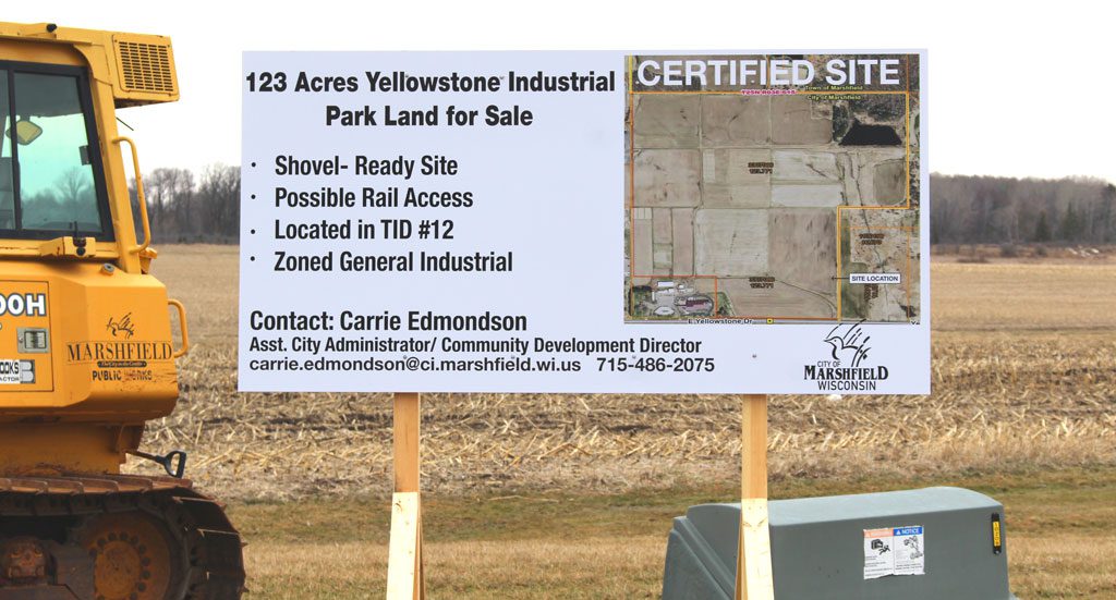 Marshfield Certified Site signage