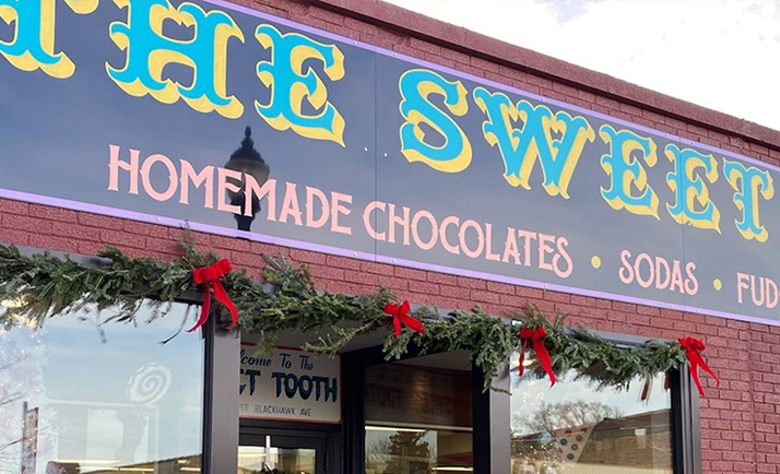 Storefront of The Sweet Tooth.