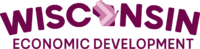 WEDC logo with chevron