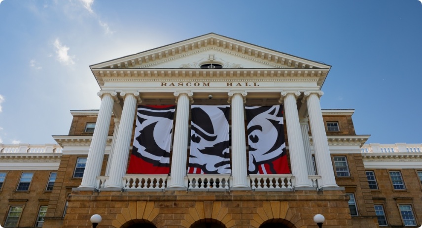 Bascom Hall at the University of Wisconsin-Madison. 