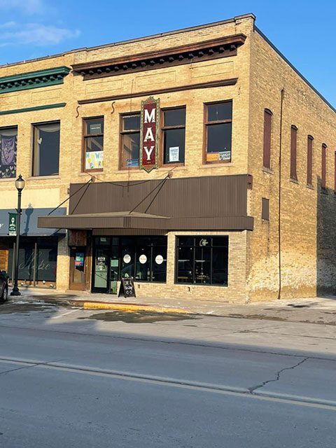 Renovation of this historic building into Open Door Coffeehouse.