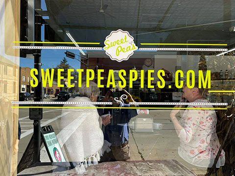 Sweet Pea’s Pies on Main Street in Mayville