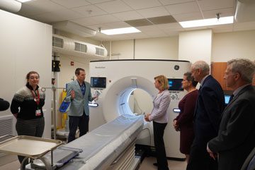 UW-Madison hospital staff discuss merits of imaging devices.