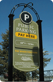 Image of parking sign