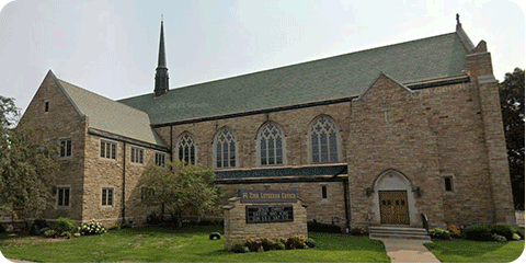 Image of Zion Lutheran Church in downtown Wausau