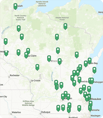 Map of 2024 Business Improvement District Locations