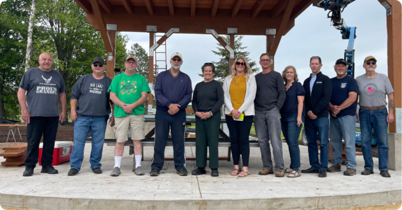 WEDC Secretary’s visit spotlights Vibrant Spaces site, future community gathering venue