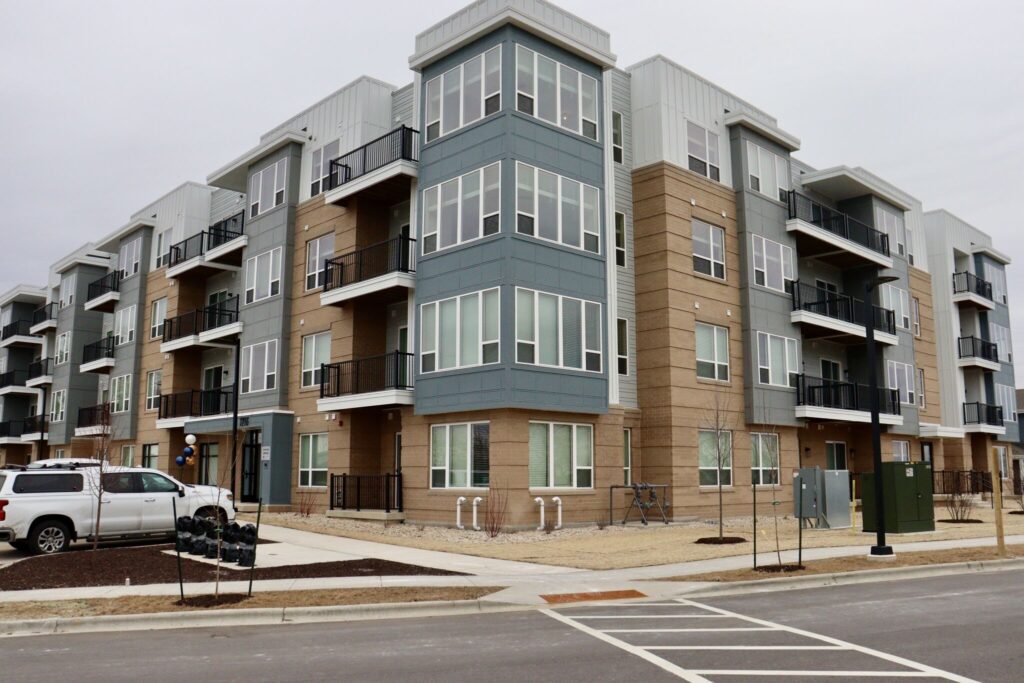 The Broadway Lofts and Townhomes in Monona, WI. Image from WHEDA.
