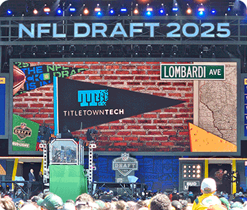 Titletown Tech at the 2025 NFL Draft.