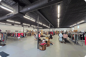 The Connections Thrift Store in a renovated space in Ladysmith.