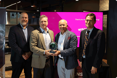 Hydro-Thermal receives the 2025 Governor's Export Award.