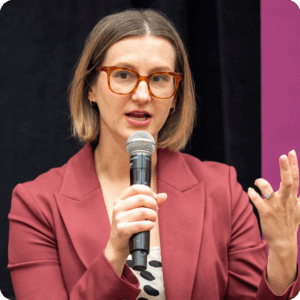 Maggie Brickerman of Wisconsin Technology Council at the WEDC Economic Summit.