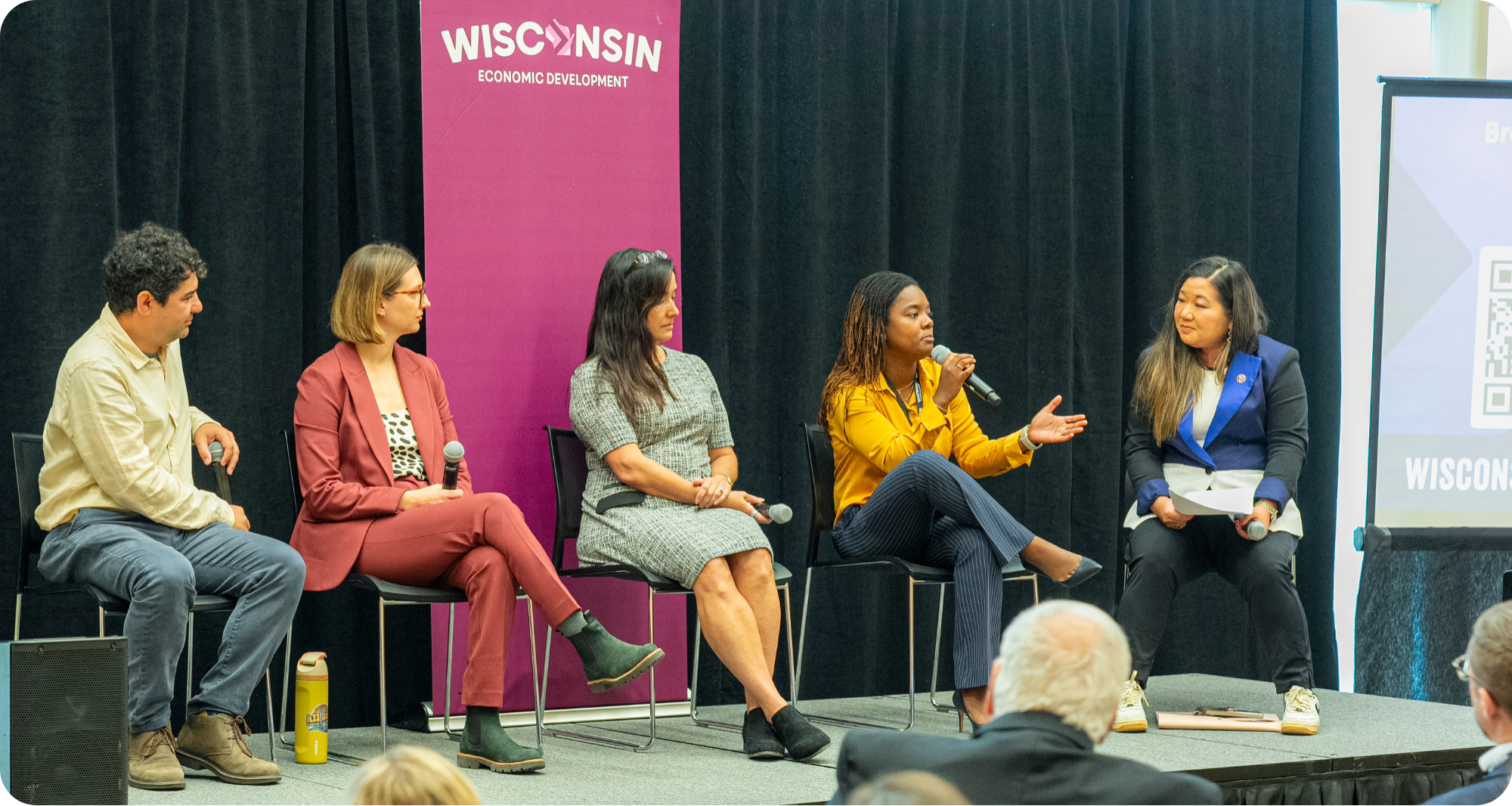 Panelists gathered at the Wisconsin Economic Summit to discuss unlocking investment in Wisconsin's entrepreneurs.