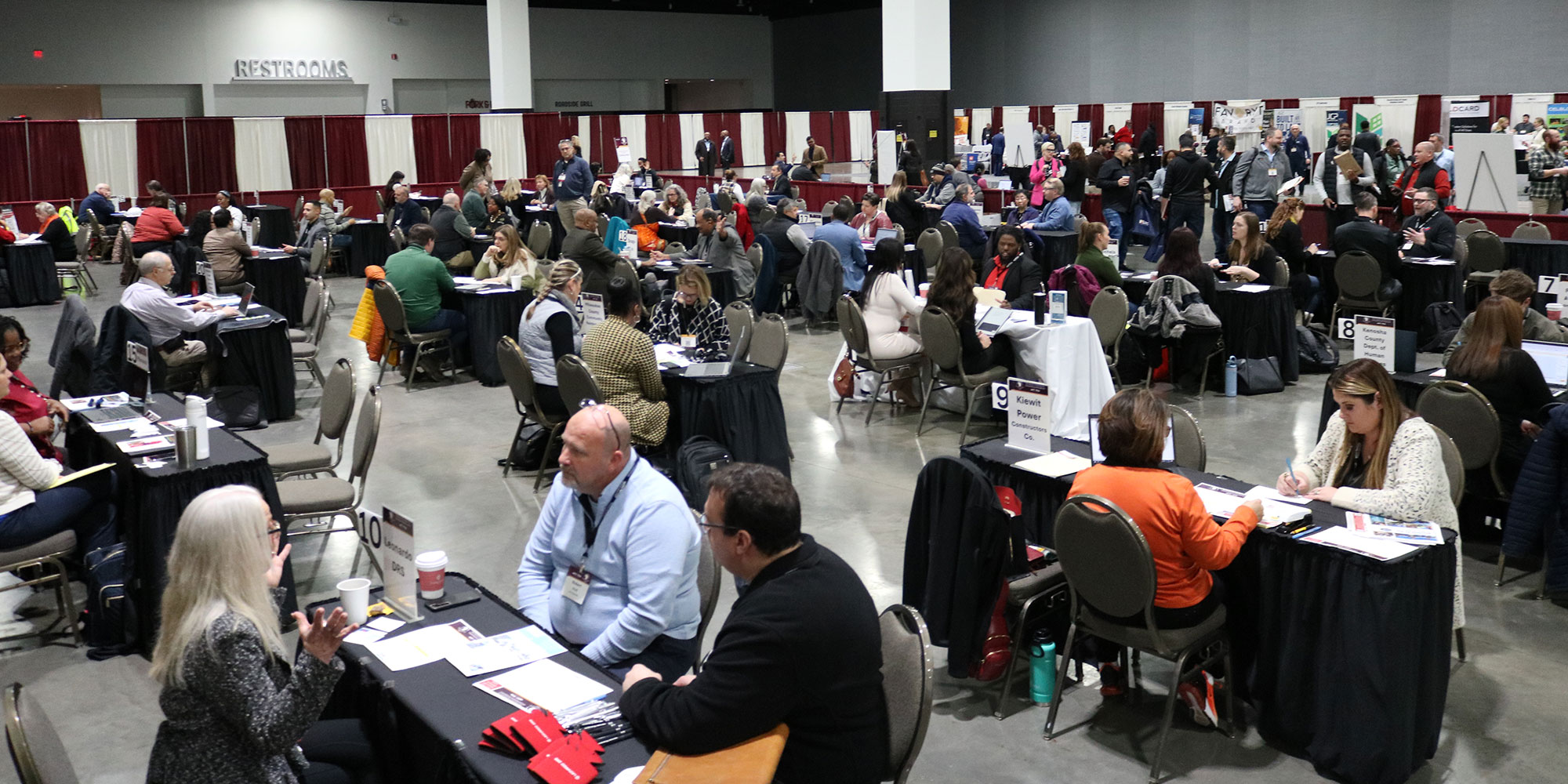 Buyers meeting with government and corporate purchasing representatives at MARKETPLACE.