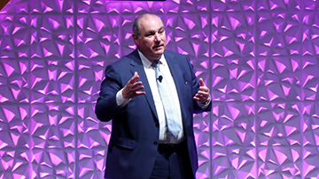 Chef Paul Bartolotta speaks at the 2025 Wisconsin Economic Summit.