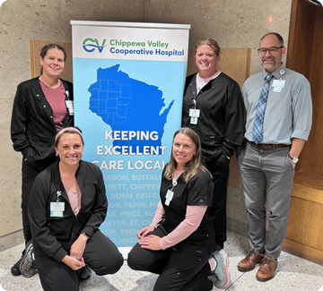 Staff members from Chippewa Valley Health Cooperative.