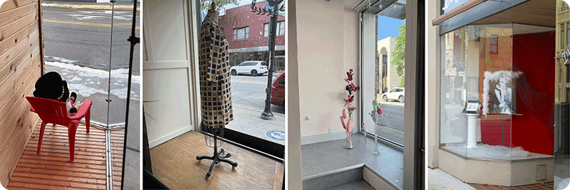 Examples of simple window displays.