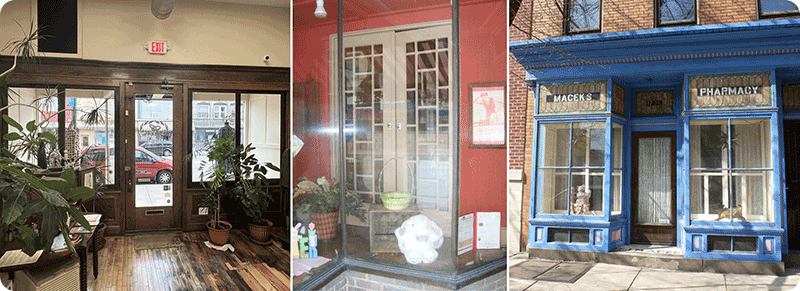 Examples of window screening.