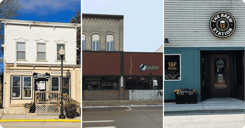 2026 Main Street Makeover contest finalists: finalists are: Christel’s Pet Supplies & More, Kiel, Blue Heron Antiques, Waupun, The Brew Station, Three Lakes.