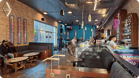 Interior photo of Summer of 85 in Milwaukee.