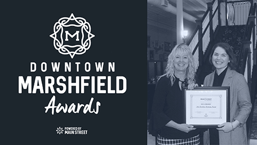 Downtown Marshfield Awards ad.