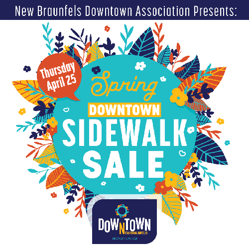 New Braunfels Spring Sidewalk Sale