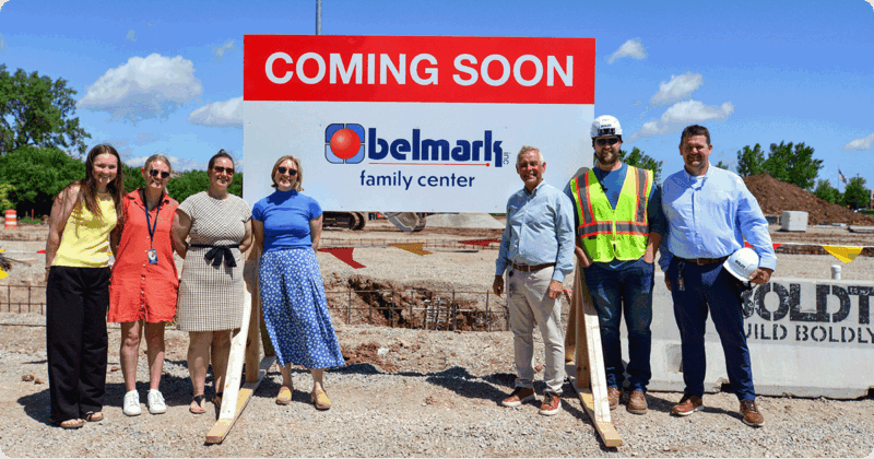 Belmark Family Center ground breaking ceremony.