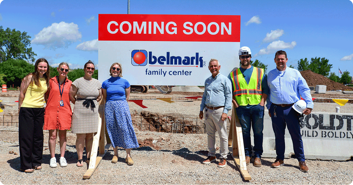 Belmark Family Center ground breaking ceremony.