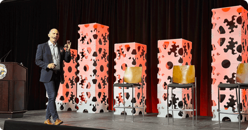 Bob Buttermore from Rockwell Automation, shared insights at the Wisconsin Drives Manufacturing Summit.