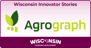 logo of Agrograph in WEDC brand frame