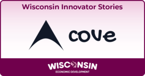 Cove logo with WEDC brand frame