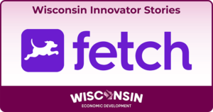 logo of Fetch in WEDC brand frame