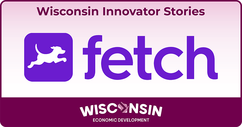 logo of Fetch in WEDC brand frame