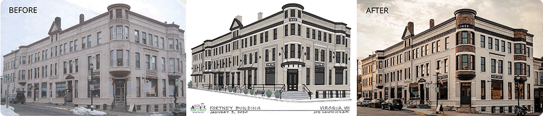 Historic Fortney hotel in Viroqua