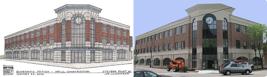 New office building in Stevens Point.