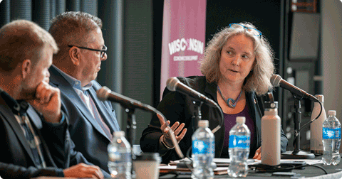 Madison Mayor Satya Rhodes-Conway at the 2026 Wisconsin Economic Summit