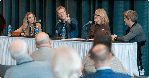 Moderator: Elaine Coughlin, Panelists: Tim Nelson, M.D., Ph.D, Kristie Smith, Zach Halmstad