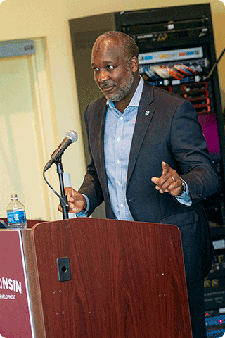 Elmer Moore, Executive Director of WHEDA